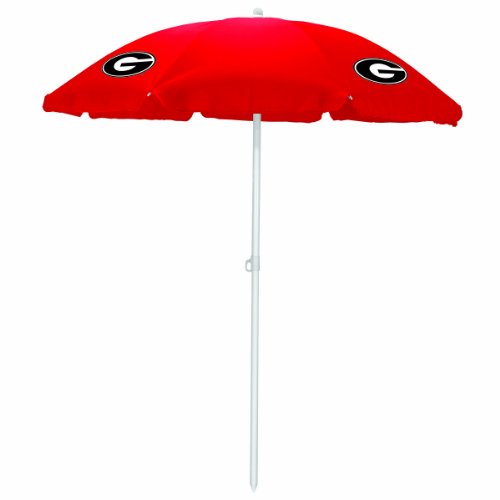 NCAA Georgia Bulldogs Portable Sunshade Umbrella, Red