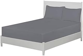 Bronwen Mathews® Grey small double bed fitted sheet 25cm deep bed sheets Easycare sheets bedsheets or pillowcases- bedsheet bedding three quarter Polly Cotton (4FT Small Double Bed)