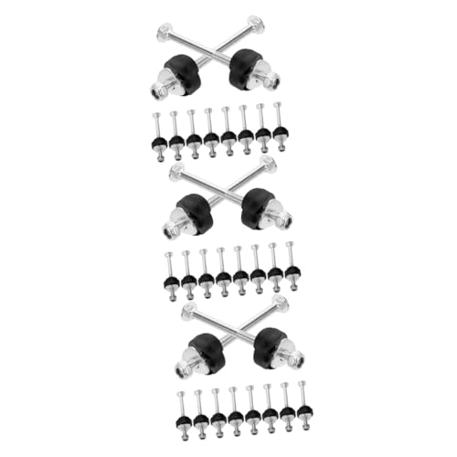 Yardwe 3 Juegos Accesorios de Cama elástica Neto Kit de Anclaje para trampolín Kit de Amarre de trampolín Lona Equipo prácticos Tornillos Largos Tornillos de fijación Cama elástica Caucho