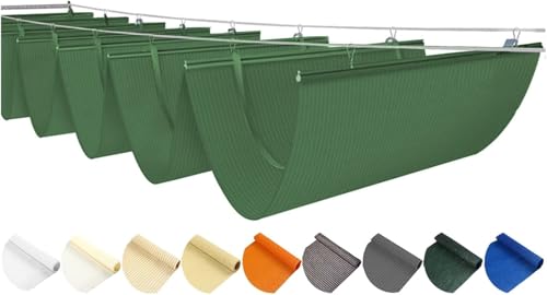 Couverture d'ombrage rétractable pergola anti-UV avec auvent réglable