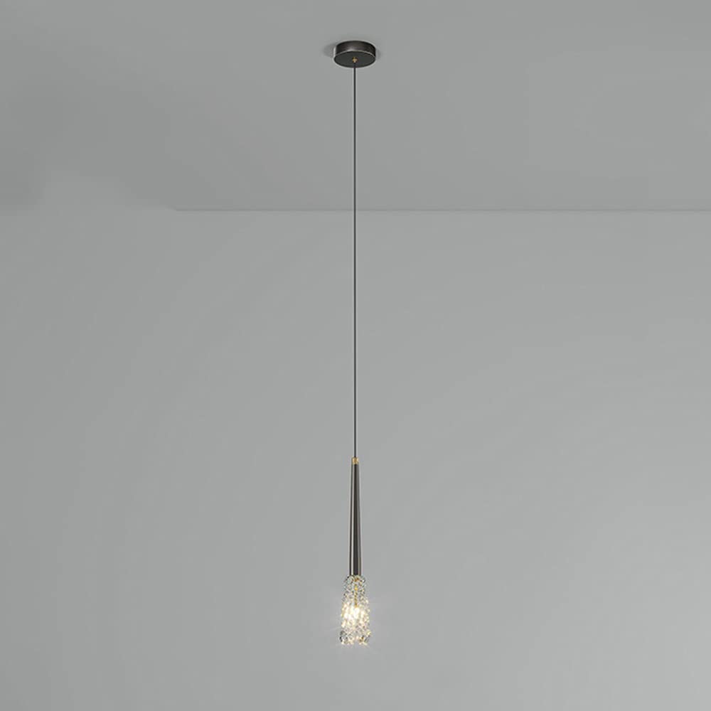 Lámpara de techo de latón dorado mini con base G4 para comedor y bar