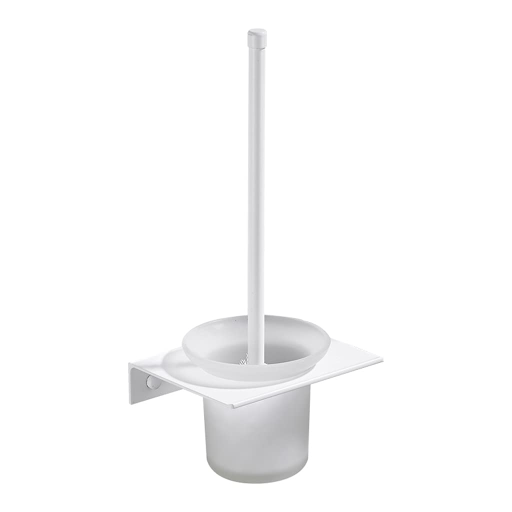 Pennello per il bagno Brush Holder Holder Household Weol-montato a muro Block Brush Brush Bathroom Manico lungo Lavagna di pulizia della toilette Spazzola moderna Pennelli di pulizia creativa Set Tito