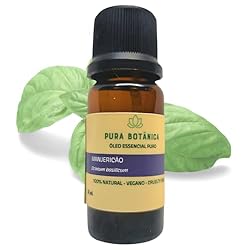 Óleo Essencial de Manjericão 100% Puro e Natural, Ideal para Aromaterapia, Difusores, Massagens - Pura Botânica