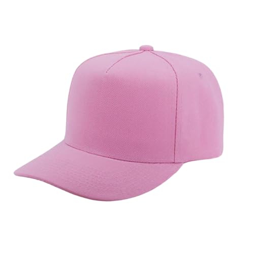 Image of 5-Panel Baseball Cap for Workouts, Hiking, Outdoor Sports, Customizable DIY Design, All-Season Comfort Fit, Adjustable