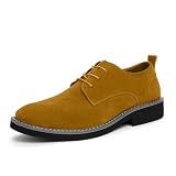 Generisch Oktoberfest Schuhe Lässige Stiefeletten, flache Schnürschuhe, bequeme Alltagskleidung, langlebige, stylische Sneakers für Jeans, die ganze Saison über (Yellow, 38)