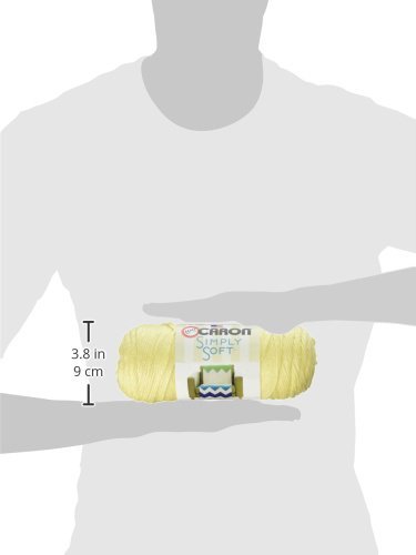 Image of Caron Simply Soft Solids Yarn (4) Medium Gauge 100% Acrylic - 6 oz - Sunshine - Machine Wash & Dry