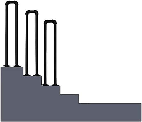 Main courante escalier en U pour marches intérieures et extérieures de terrasse