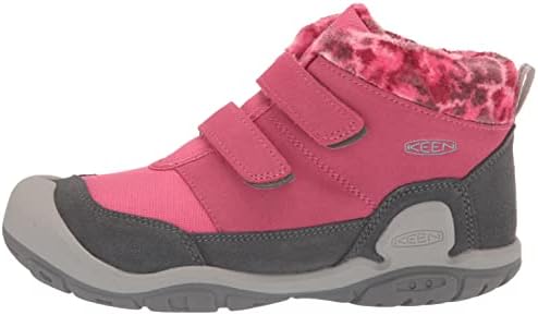 KEEN Kids Knotch Chukka DS Mid Height Insulated Boots, Fruit Dove/Black, 4 US Unisex Toddler | Image 7