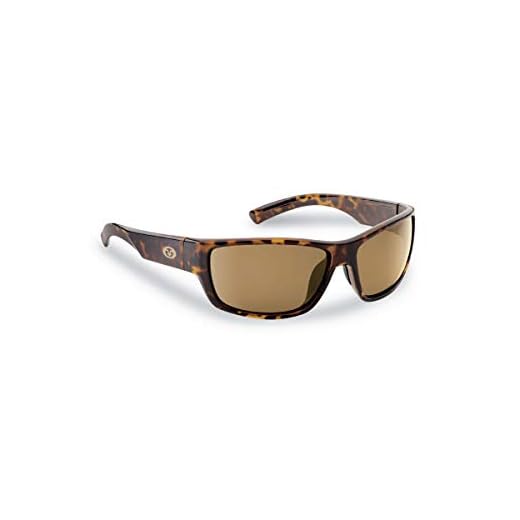Flying Fisherman 7701TA Matecumbe Polarized Sunglasses, Tortoise Frame, Amber Lens, Medium
