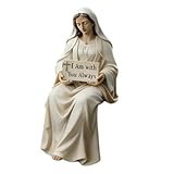 Frhwye Madonna Statue | 15 cm Kunstharz Religiöse Heimdekoration - Madonna Figur Tischdekoration - Wohnung Schule Kirche Wohnheim Schlafzimmer Wohnzimmer Geburtstag Einweihungsfeier Feiertag