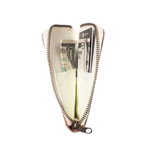 Thread Wallets RFID Blocking Leather Zip Wallet with Card Holder for Men and Women (Blossom)3