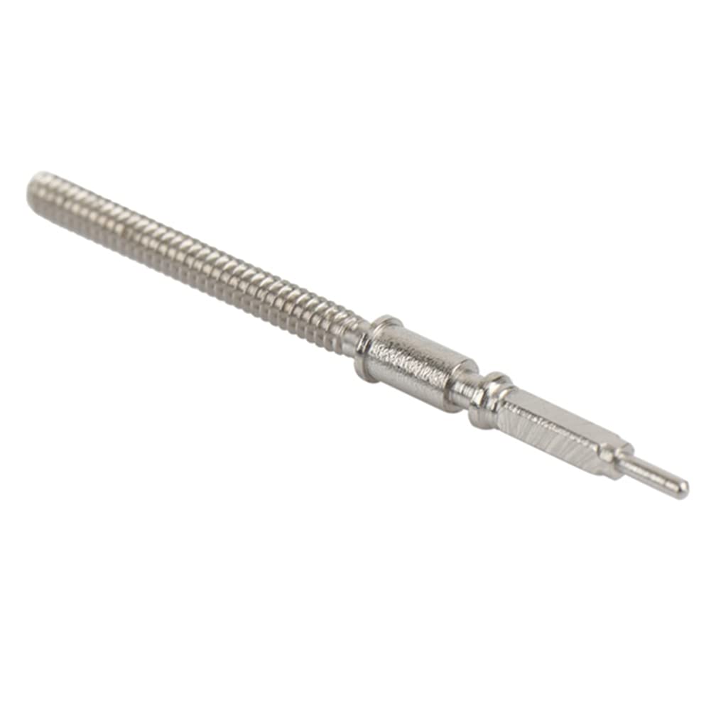 Lot de 20 tiges de Remontoir de Montre de Rechange pour ETA 2824-2 2834-2 2836-2 Outils de réparation de Mouvement de Montre, Argent(