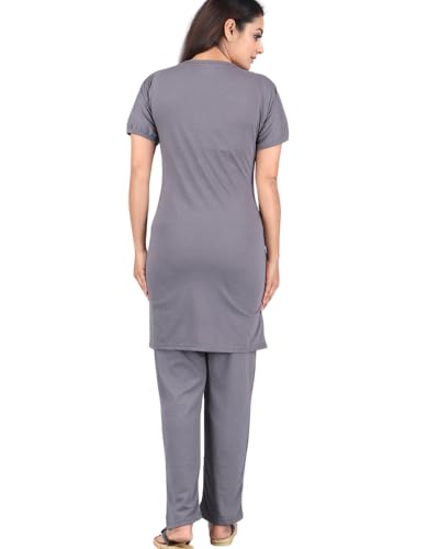 Image of URBAN TREES Women's Cotton Printed Night Suit Set of Top & Pajama Set || Night Suit Set