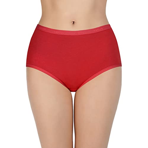 Image of Amante Solid Cotton Full Brief Panty Pack(Pack of 3)