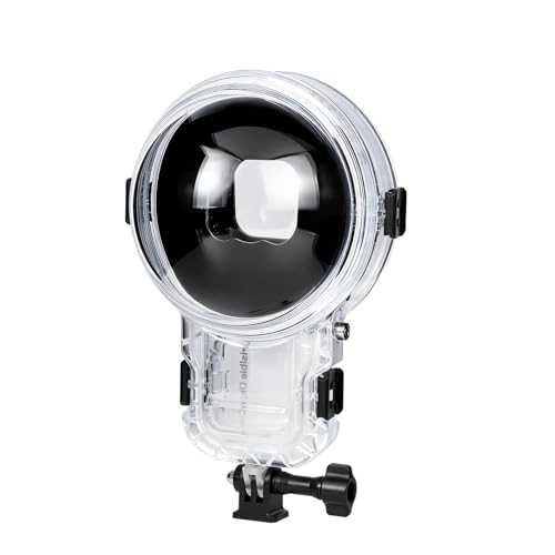 Image of Pro-Level Waterproof Case for Insta360 X5, 164FT Fully Invisible Diving Case IPX8 Underwater Housing Cover 99.2% Transmittance 8K Photography 5H Scratch-Resistant Shell Drop-Resistant Anti-Fog