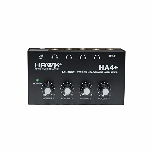 Image of Hawk HA4+ 4 Channel Headphone Amplifier