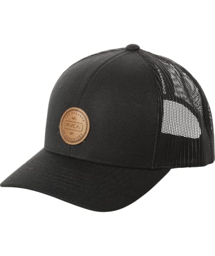 RVCA Men's Volume Trucker, Black, One Size