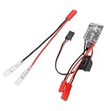 Motore spazzolato RC ESC, ESC a 2 vie per Motore spazzolato 030, 050, 180, 370 con Freno per Auto 1/16 1/18 1/24