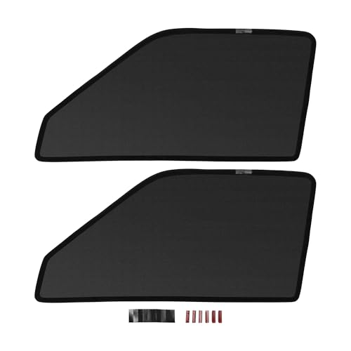 FUELHOOD Hondaに対応N-ONE JG3/4用 車両サイドサンシェードネット 運転席助手席用 日よけ 遮熱 冷却 ブラック