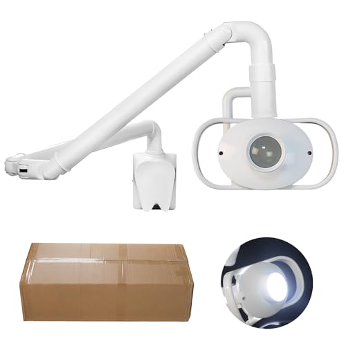 DOC.ROYAL Wall-Hanging Otolaryngology Cold Light Lamp Exam Light with Flexible Adjustable Support Arm