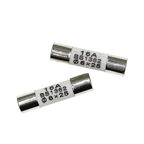 Fusible de rechange 6x25mm 30A pour réparer les prises et tableaux électriques, 100 unités