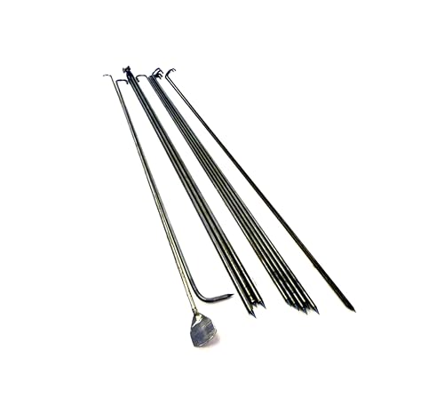 Tandoor Skewers Stainless Steel Sheeks Kebab Seekhs Pack 12pcs Set Tandoori Naan Clay Oven Accessory