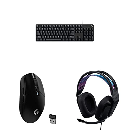 Logitech G413 SE Keyboard, G305 Mouse, G335 Headset Bundle