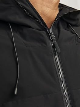 JACK & JONES JUNIOR Gewatteerde Winterjas JCOAIDEN TRANSITIONAL Donkergroen Zwart 17317530