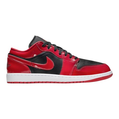 Patent Varsity Red Black Air Jordan 1 Low SE