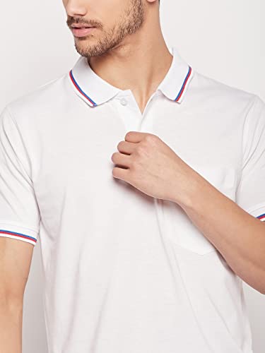 Image of UNIBERRY Men's Cotton Half Sleeves Solid Polo Neck T-shirt-MT4-BG 4XL
