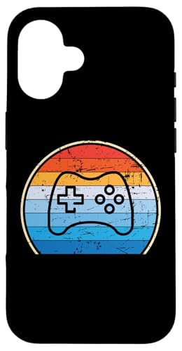 Coque pour iPhone 16 Gaming Retro Gamer Joueur Console Contrôleur Jeux Vidéo