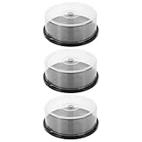 [Toddmomy] 3個 CD 収納 ビン 積み重ね可能 CD 収納 Dvd ケース 空 ホルダー Dvd オーガナイザー と 収納 CD 収納 ホルダー 空 CD ケース CD ディスプレ