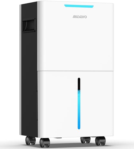 21 Pint Dehumidifier, 1500 Sq. ft Dehumidifier for Basement with Drain Hose