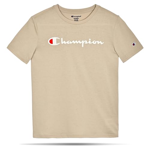 Champion Boys Tee Shirt Short Sleeve Logo T-Shirt for Kids