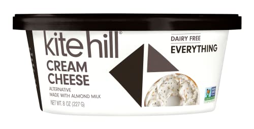 Kite Hill Everything Almond Milk Cream Cheese Style Spread, 8 Ounces, Dairy Free #TOP16