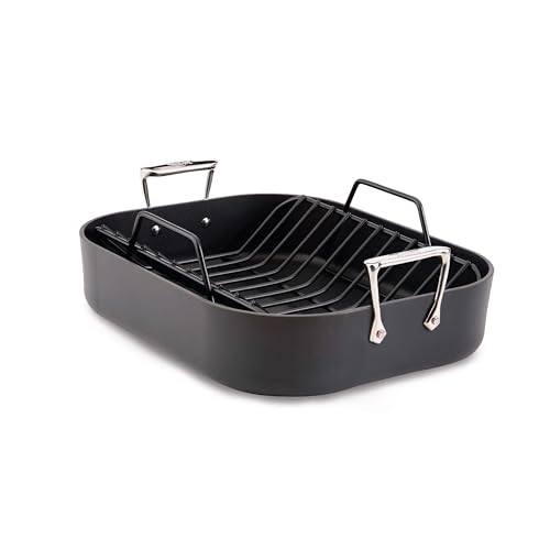 Image of All-Clad HA1 Expert Cookware, Nonstick Roaster with Rack, 16 x 13 inches