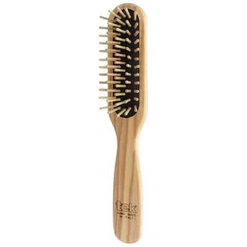 TEK Rectangular Short Tooth Brush for Short Hair Cover