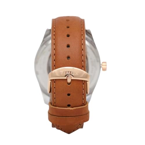 Image of TIMEX Round 44mm Black Dial Automatic Men Watch - TWEG17503