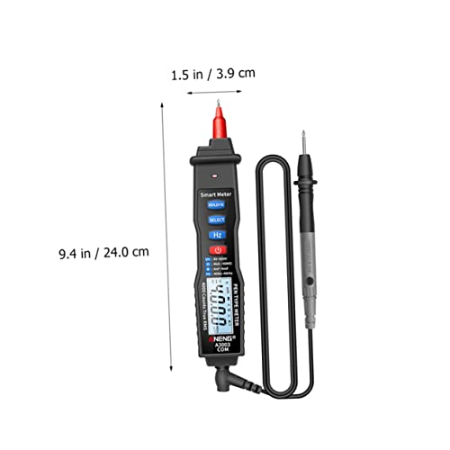 TEHAUX 3 Pçs Medidor Digital Para Eletricista Display Caneta Loja Tensão Casa Tipo Ac Resistência Ha