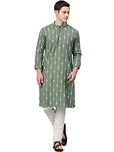 Image of See Designs Men Cotton Regular Kurta