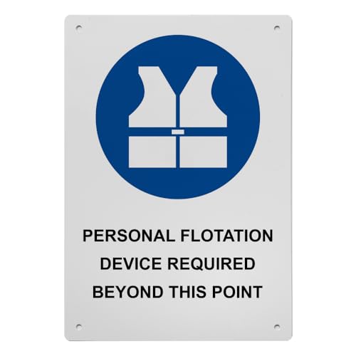 Personal Flotation Device Sign, 8.5 x 11 in