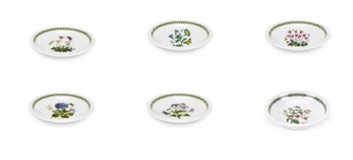 Portmeirion Botanic Garden - 8.75 Low Bowl - Set of 6 by Botanic Garden