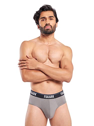 Image of FUAARK Men's Underwear Micro Modal Brief with Stretchy Fabric, Anti-Bacterial and Anti-Roll Waistband