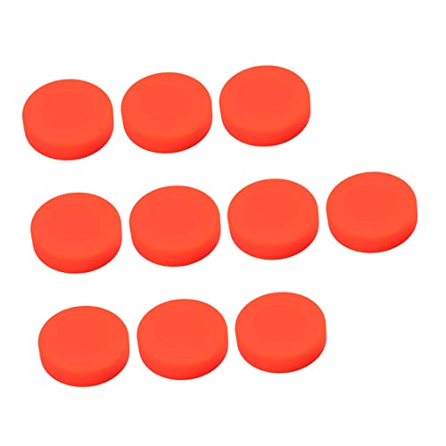 KOMBIUDA 10 Pcs Ice Hockey PVC Ball Hockey Red