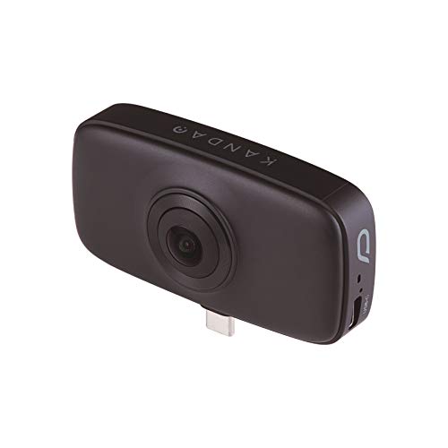 KanDao QooCam FUN [Type-C ONLY] , a kind of camera with social media live to record on video/image to picture 360 full view, and various capture shifting pluged on smartphone Apps.