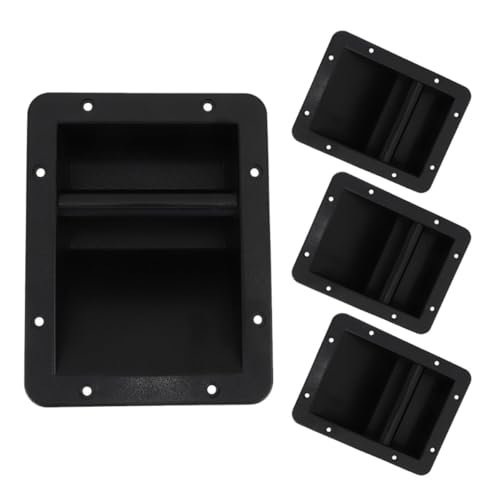 Genérico 4 Piezas de Asas Laterales para Altavoz de Plástico Resistentes y Cómodas, Accesorio de Mango para Altavoz Exterior, Repuesto para Amplificador y Equipo de Sonido Portátil