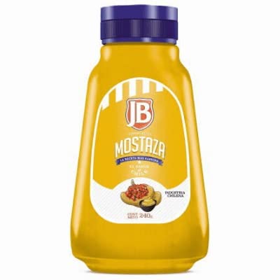 Mostaza JB From Chile Traditional Chilean Mustard 3 Pots X 240 gr Each