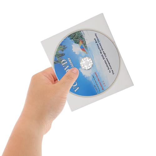 BUGUUYO -608 2pcs CD DVD Player Cleaning Kit Cleaning Disc and for Device Maintenance and Playback Performance Enhancement
