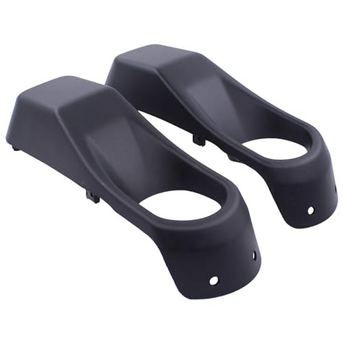 MOTOKU Front Driver and Passenger Side Fog Light Cover Bumper Trim for Jeep Wrangler Gladiator 2018-2024