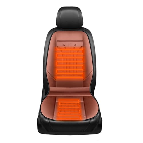 Genérico Almohadilla Térmica para Asiento De Coche,Calentador De Asiento para Invierno,Funda De Cojín Calefactable para Auto - para SUV Conducción Larga Distancia Desplazamientos Diarios Invierno